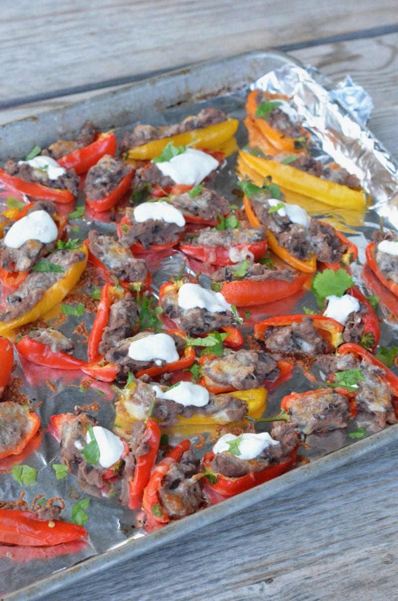 Stuffed Sweet Peppers on 100 Days of Real Food