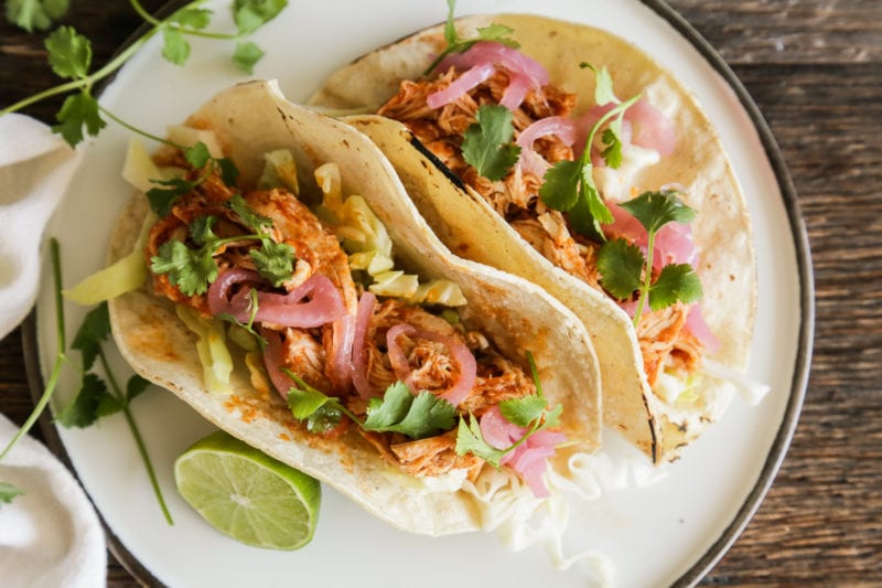 photo of Instant Pot or Slow Cooker Chicken Tinga (Mexican Shredded Chicken)