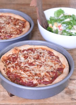 Deep Dish Pizza on 100 Days of Real Food