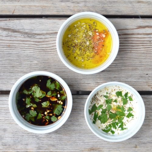 My 3 Favorite Marinades on 100 Days of Real Food