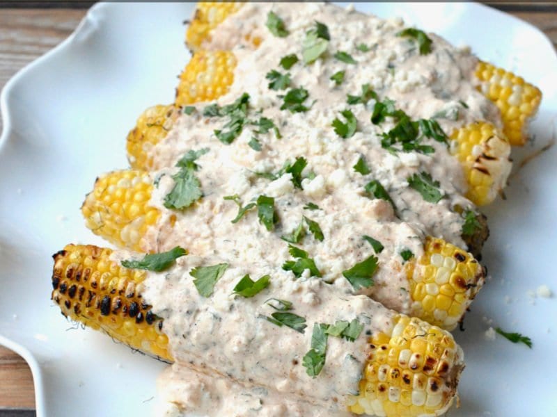 Easy Mexican Street Corn on 100 Days of Real Food