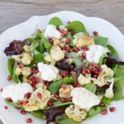 Cauliflower and Pomegranate Salad on 100 Days of Real Food