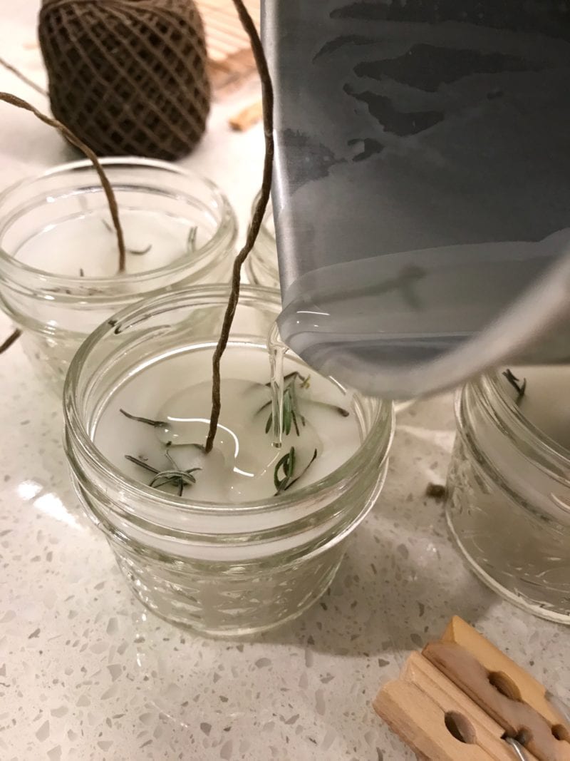 How to Make Homemade Natural Candles (a fun project & gift idea!) ⋆ 100