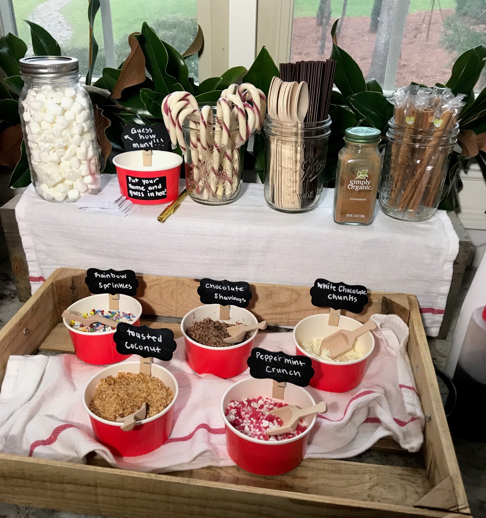 Hot chocolate on sale bar ideas