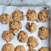The best oatmeal chocolate chip cookies