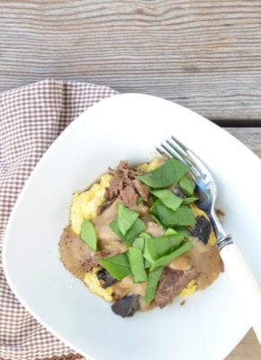 Slow Cooker Beef Stroganoff on 100 Days of Real Food