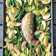 Sheet Pan Honey Mustard Pork and Veggies on 100 Days of Real Food