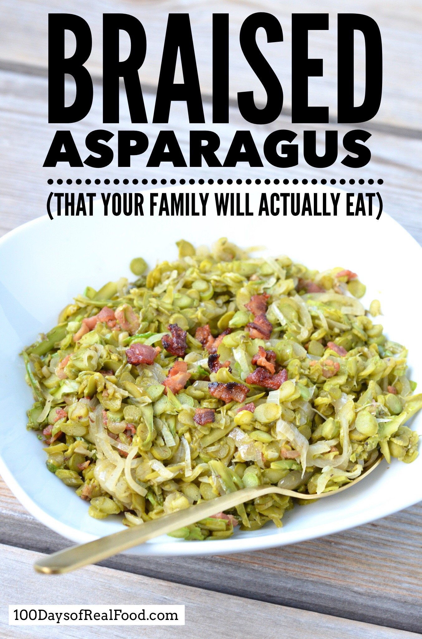 Braised Asparagus (That Your Family Will Actually Eat) ⋆ 100 Days of