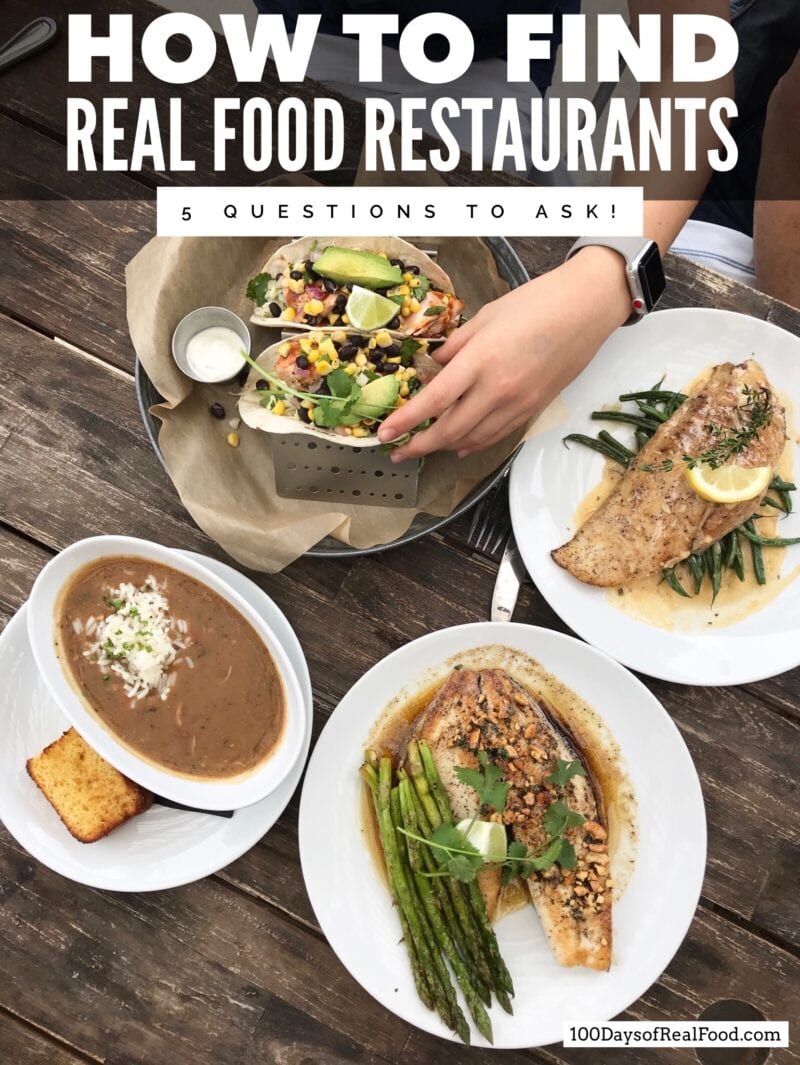 How to find Real Food Restaurants on 100 Days of Real Food