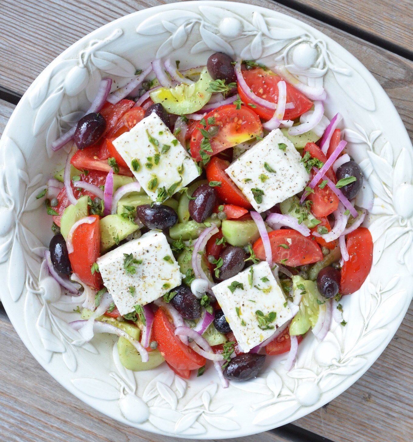 Traditional Greek Salad All About Our Trip To Greece