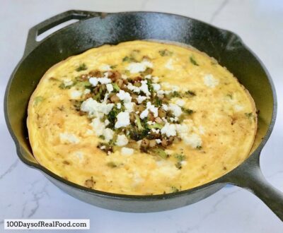 Potato and Broccoli Frittata on 100 Days of Real Food
