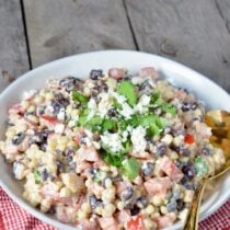 Mexican Street Corn Salad on 100 Days of Real Food