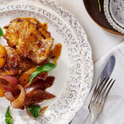 Spicy Peach Skillet Chicken FB