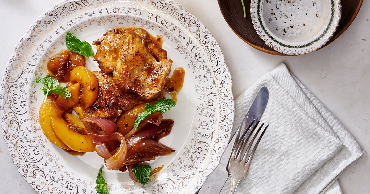 Spicy Peach Skillet Chicken