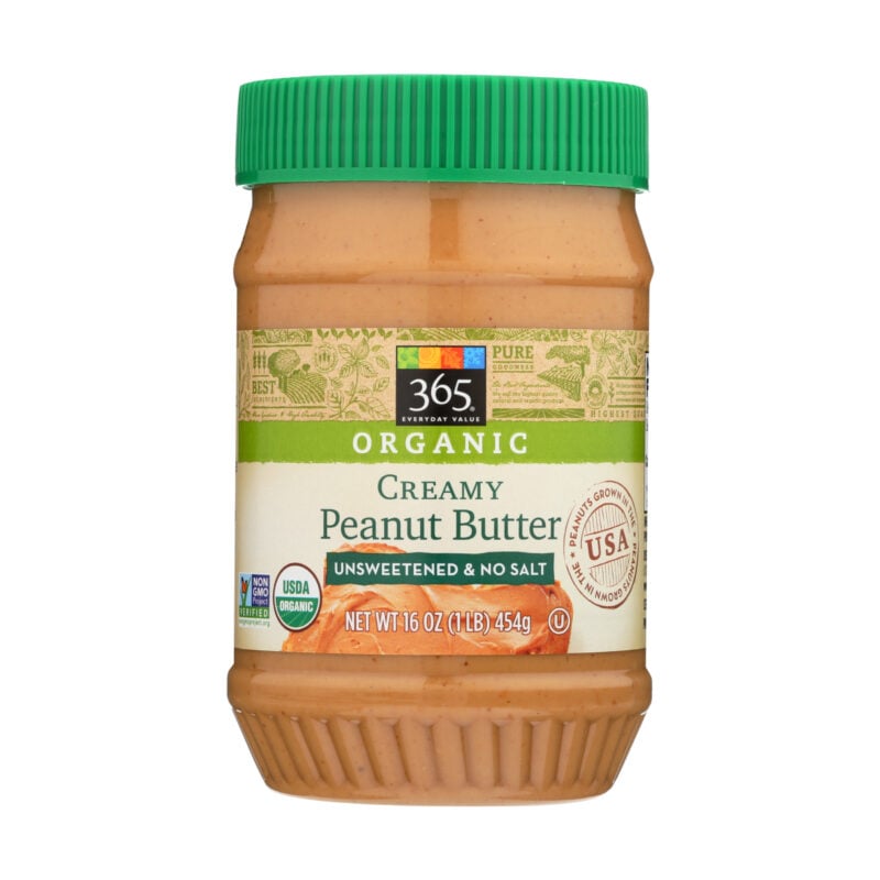 Whole foods organic creamy peanut butter