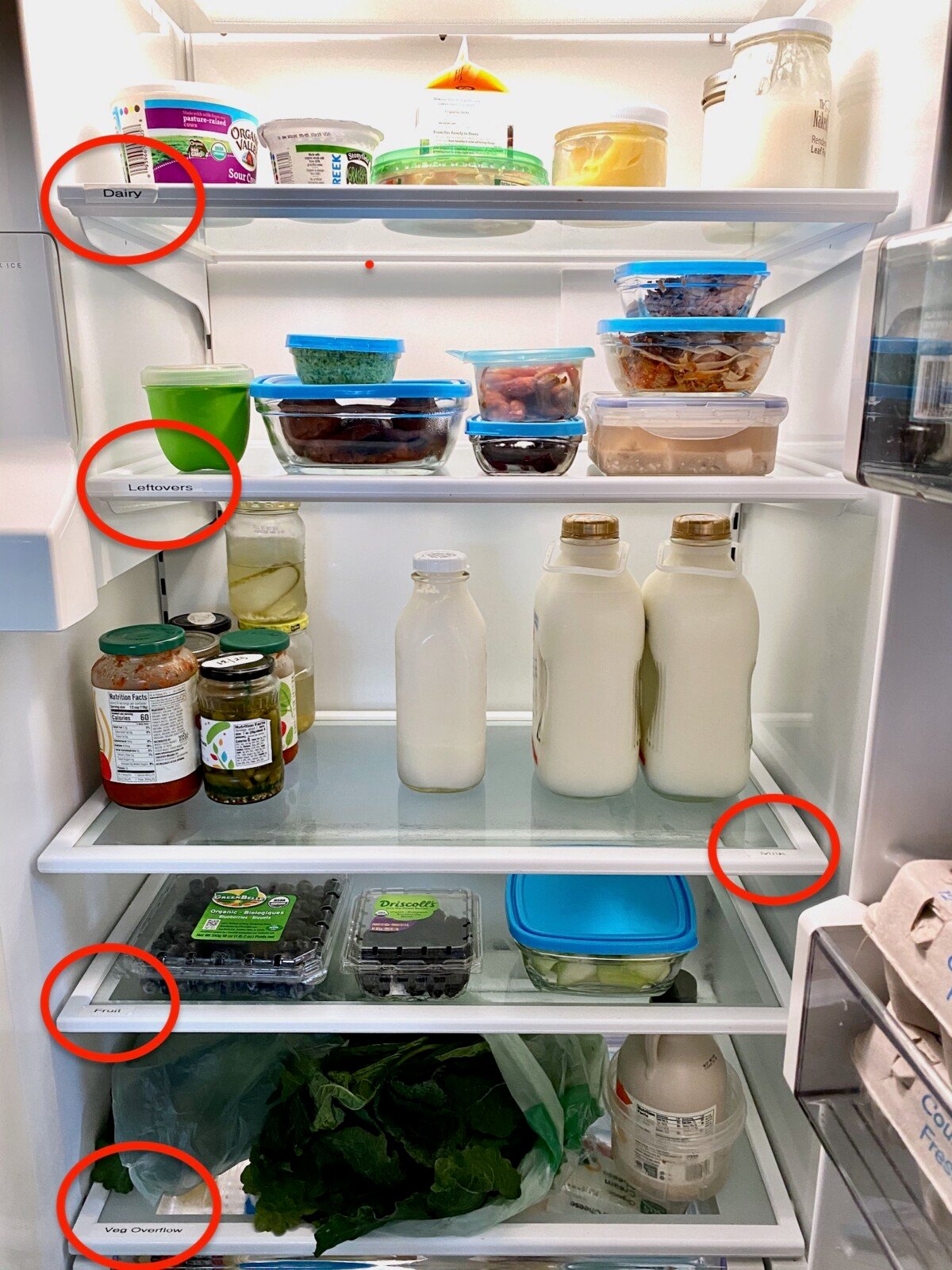 How I Organize My Fridge ⋆ 100 Days of Real Food