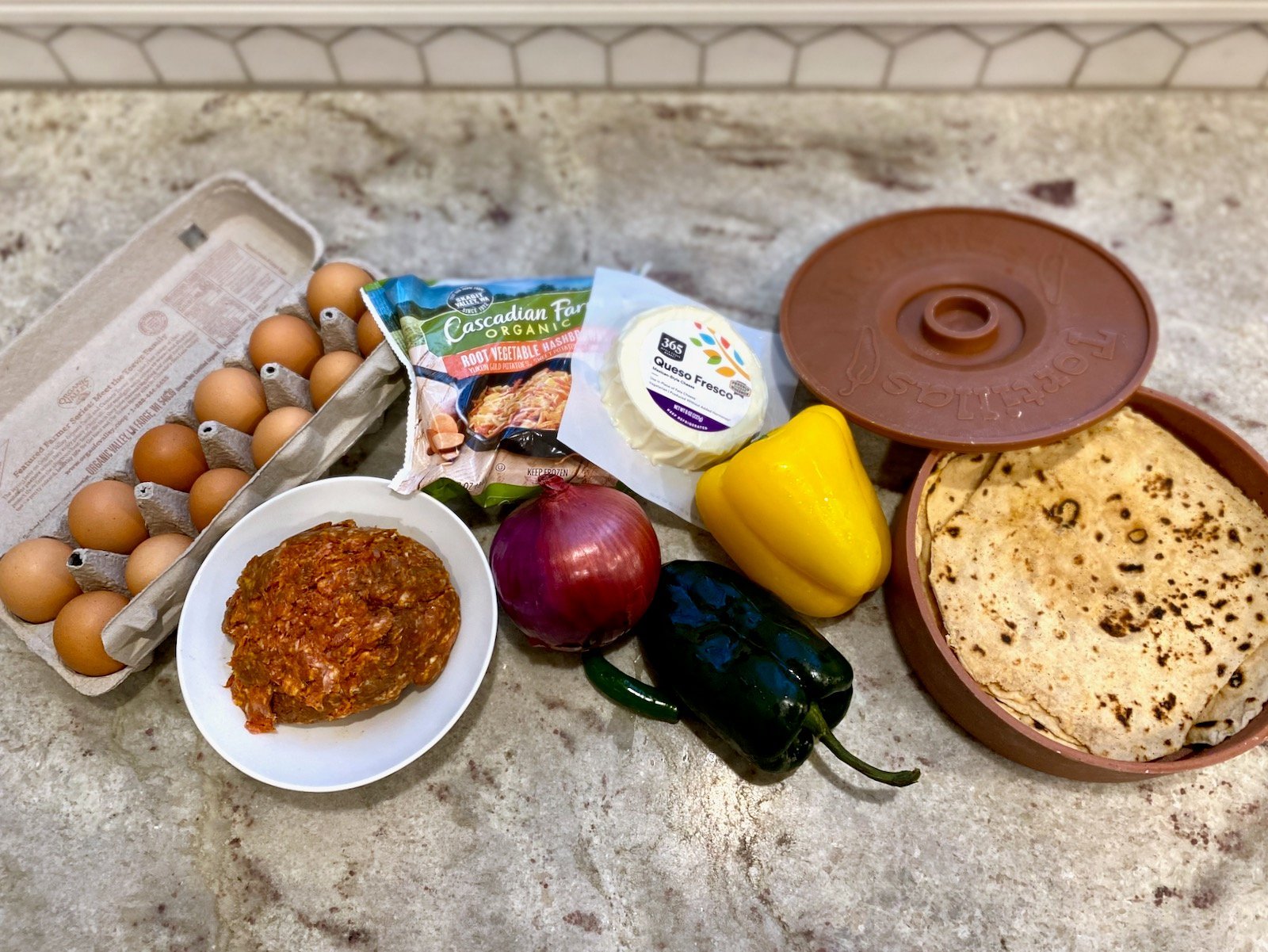 Mexican Breakfast Burritos on 100 Days of Real Food