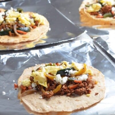 Mexican Breakfast Burritos on 100 Days of Real Food