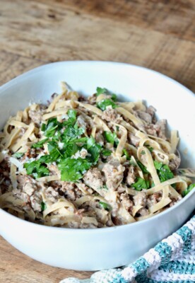 Pasta alla Norcina on 100 Days of Real Food