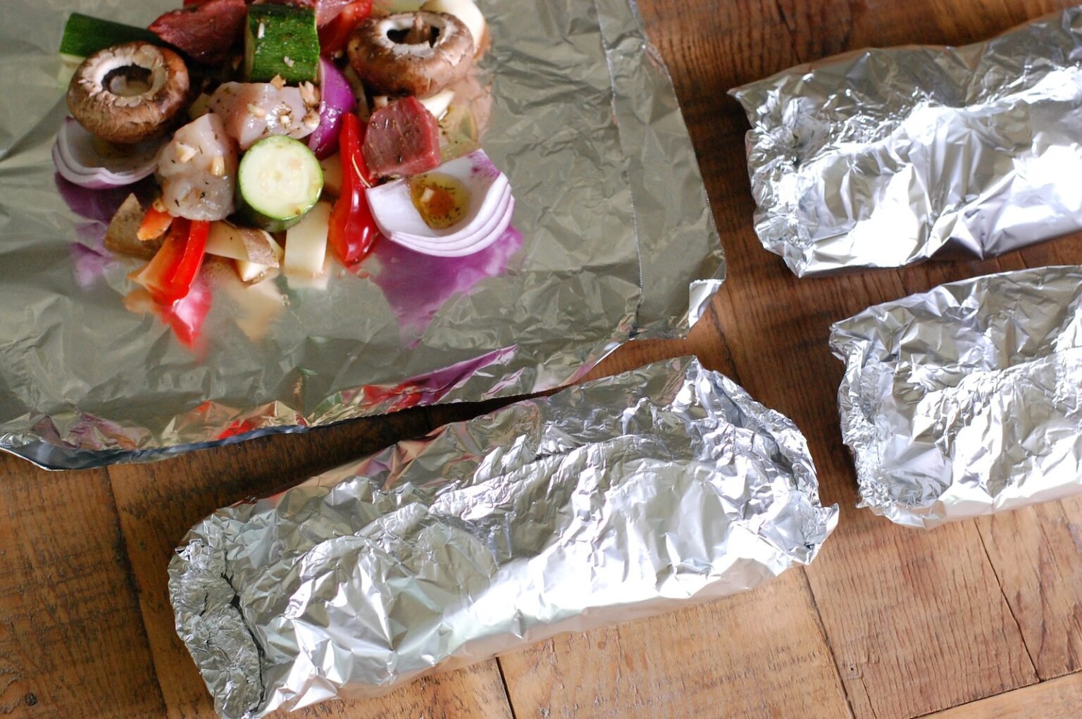 Grilled Meat and Veggie Foil Packets...Yum! ⋆ 100 Days of Real Food