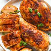 Blackened chicken.