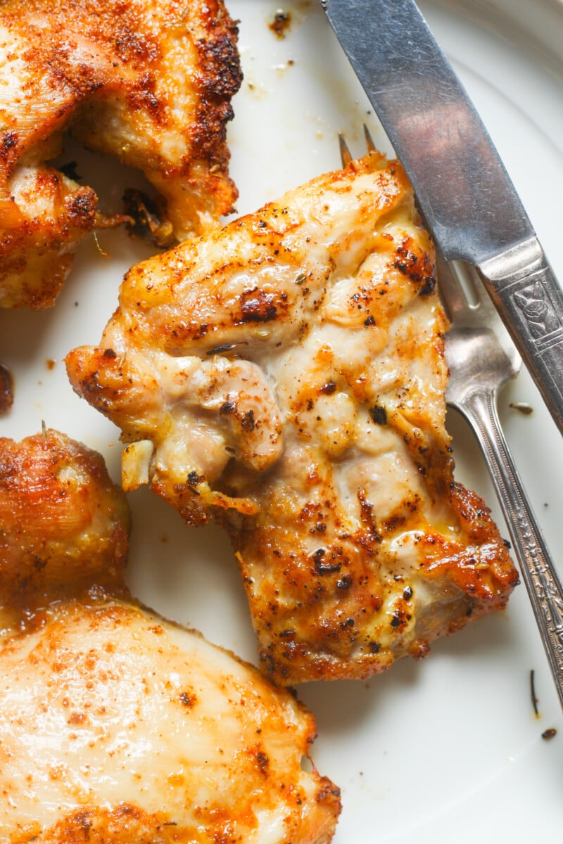 Air fryer chicken thighs.