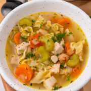 Chicken noodle soup.