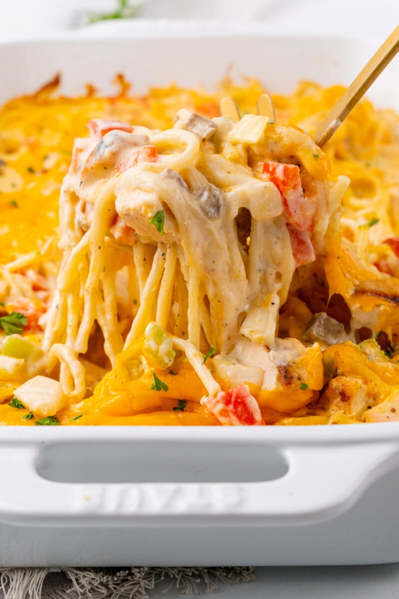 Angel hair with cream sauce.