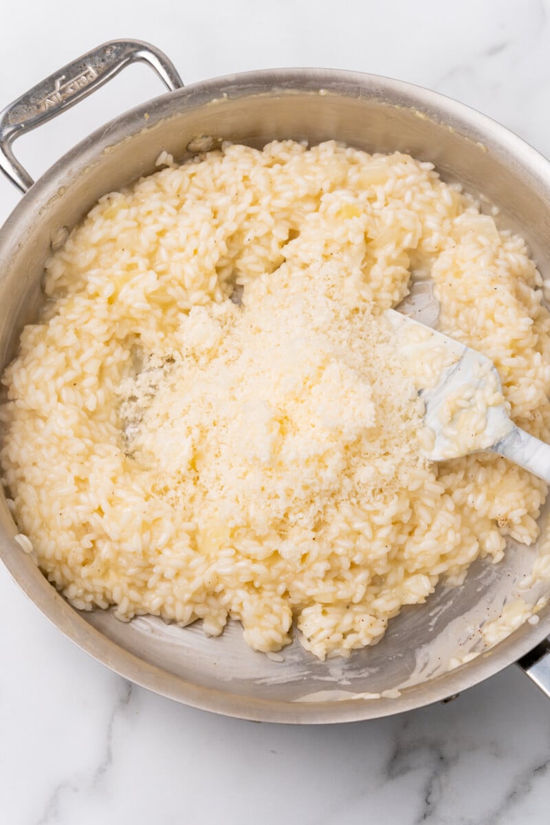 Rice with cheese.