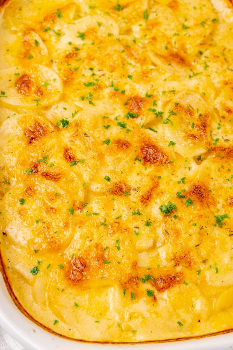 Cheesy Baked Potatoes.