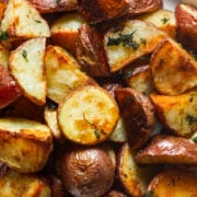 Roasted red potatoes.
