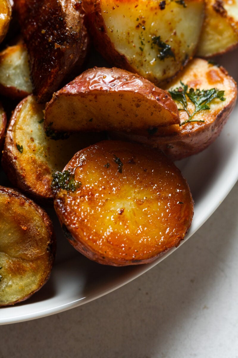 Extra crispy golden potato.