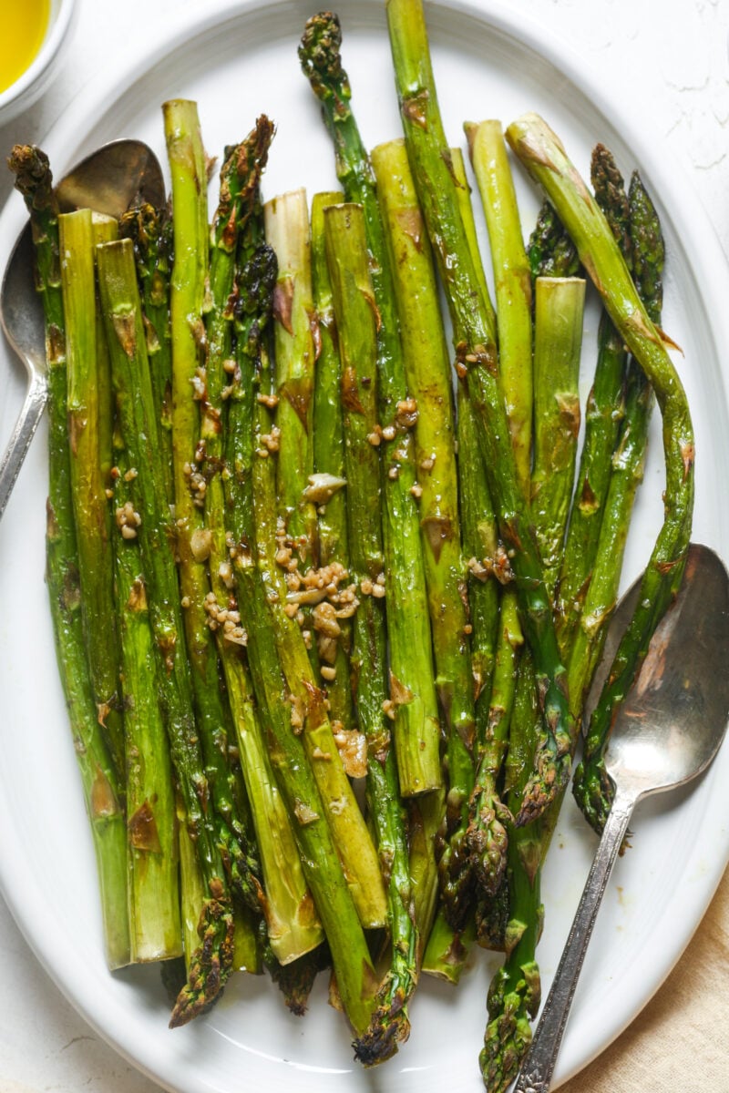 Roasted asparagus.