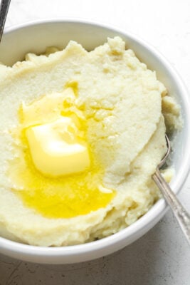 Mashed cauliflower.