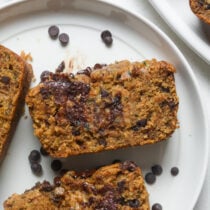 Healthy zucchini bread.