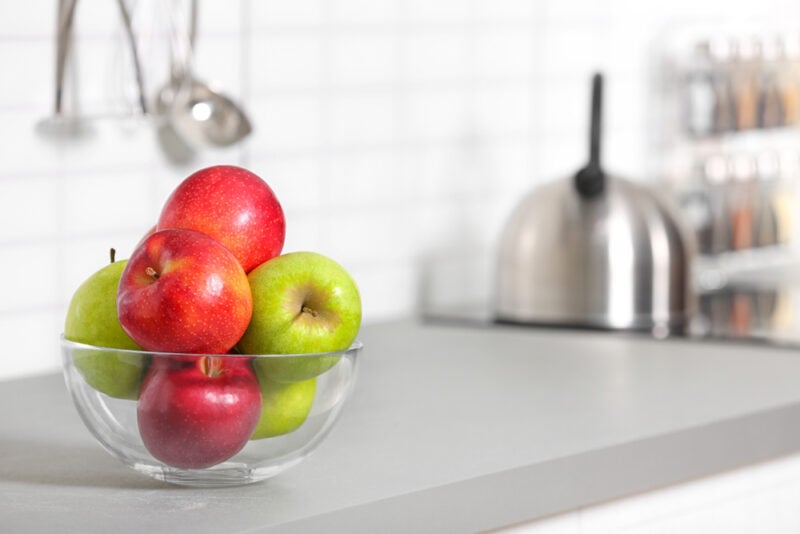 Bowl of fruit.