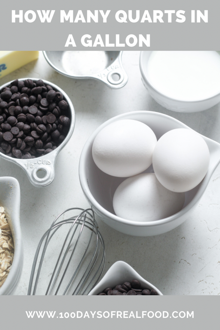 How Many Quarts in a Gallon? (With Conversion Chart) ⋆ 100 Days of Real