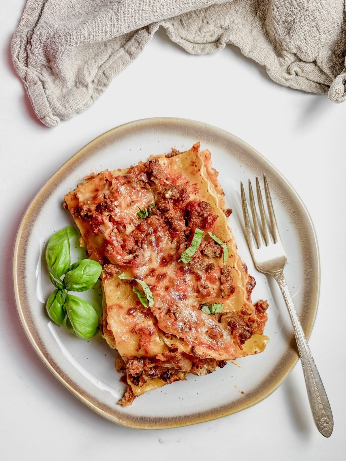 Lasagna Without Ricotta ⋆ 100 Days of Real Food