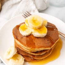 Banana protein pancakes.