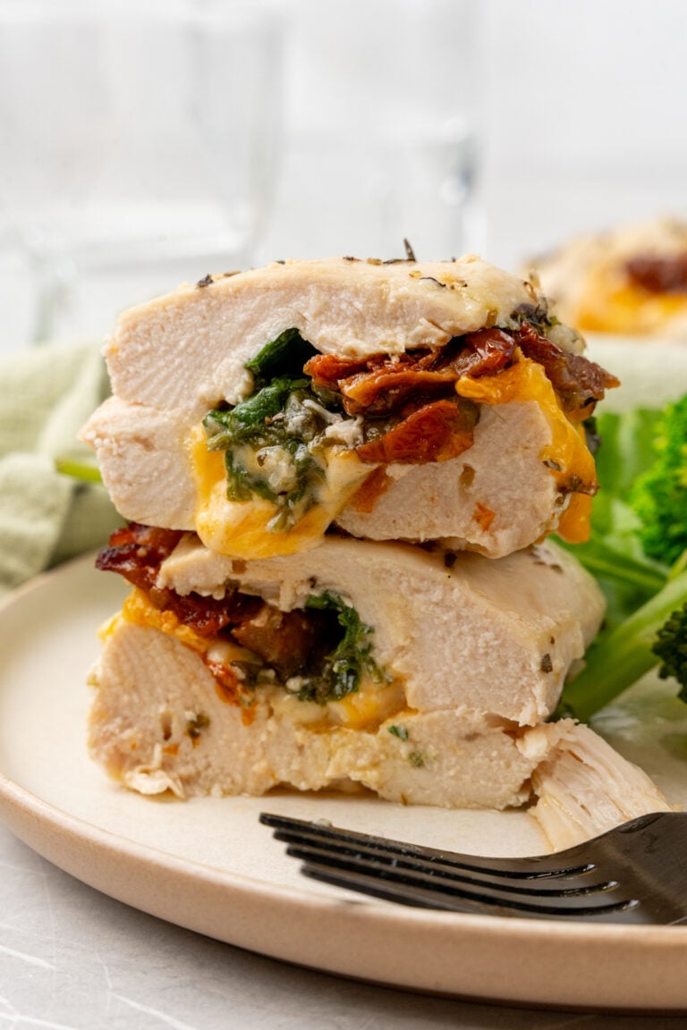 Baked Stuffed Chicken Breast ⋆ 100 Days of Real Food