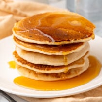 Almond milk pancakes.