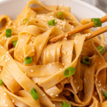 Peanut noodles.