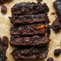Sweet potato brownies.