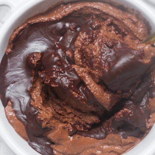 Easy chocolate mousse.