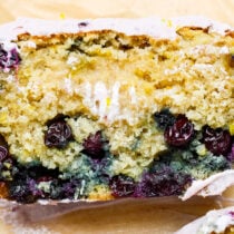 Lemon blueberry bread.