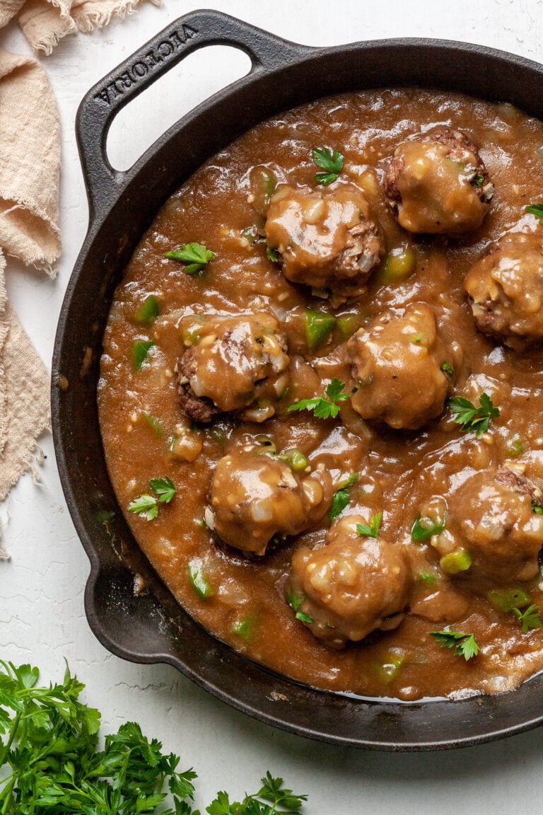 Meatballs with Gravy ⋆ 100 Days of Real Food