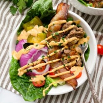 Burger bowls.