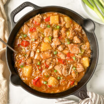 Sweet and sour chicken.