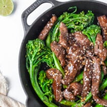 Beef with broccoli.