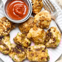 Air fryer popcorn chicken.